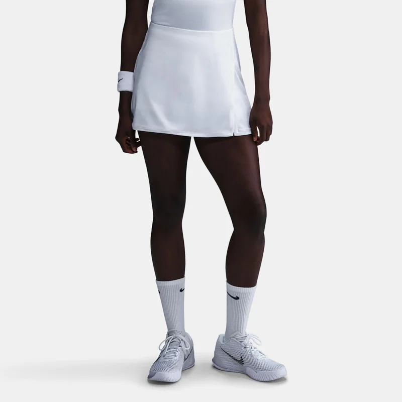 Nike White Women's Victory Dri-FIT Straight Tennis Skirt for Women | Best Price UAE